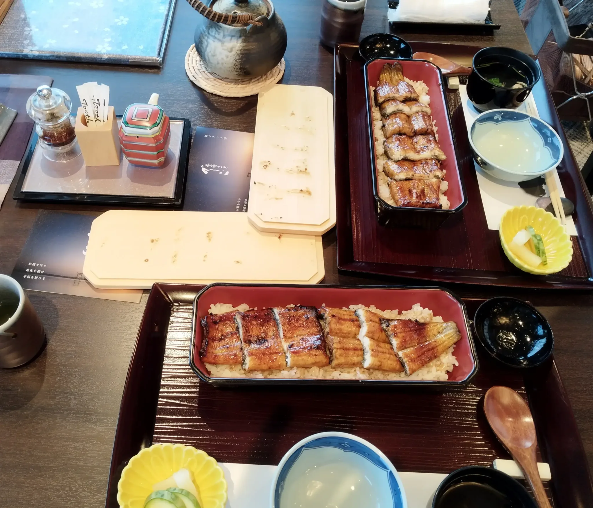 ホテルコンコルド浜松の元城亭で食べたでしこ鰻重